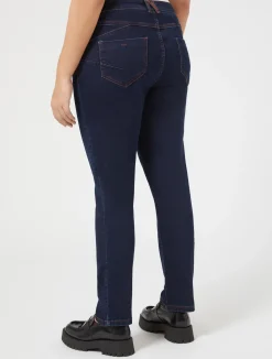 Pantaloni in denim di cotone stretch*Marina Rinaldi Hot