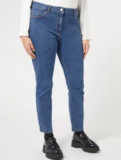 Pantaloni in denim di cotone stretch*Marina Rinaldi Online