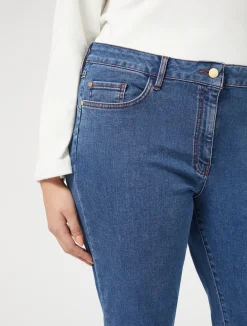 Pantaloni in denim di cotone stretch*Marina Rinaldi Online
