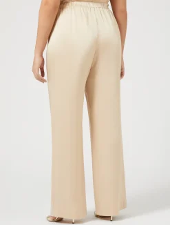 Pantaloni in envers satin lucido*Marina Rinaldi Discount