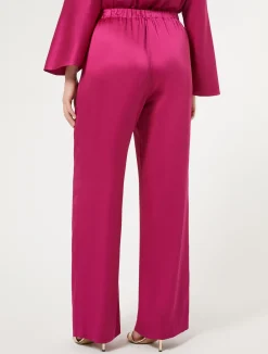 Pantaloni in envers satin lucido*Marina Rinaldi Hot