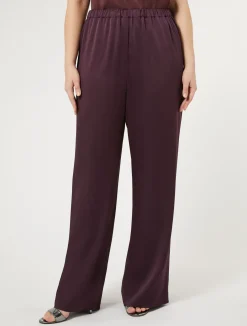 Pantaloni in envers satin lucido*Marina Rinaldi Clearance