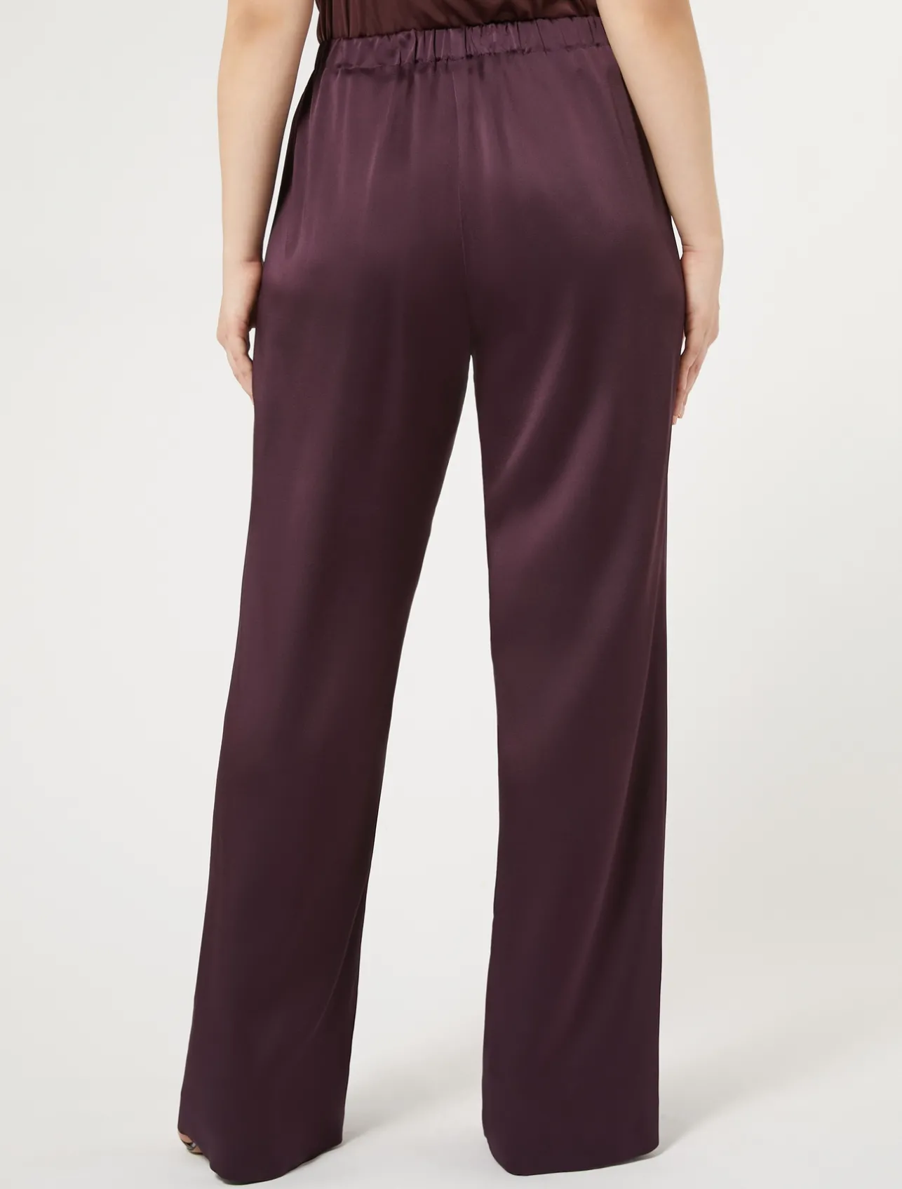 Pantaloni in envers satin lucido*Marina Rinaldi Clearance