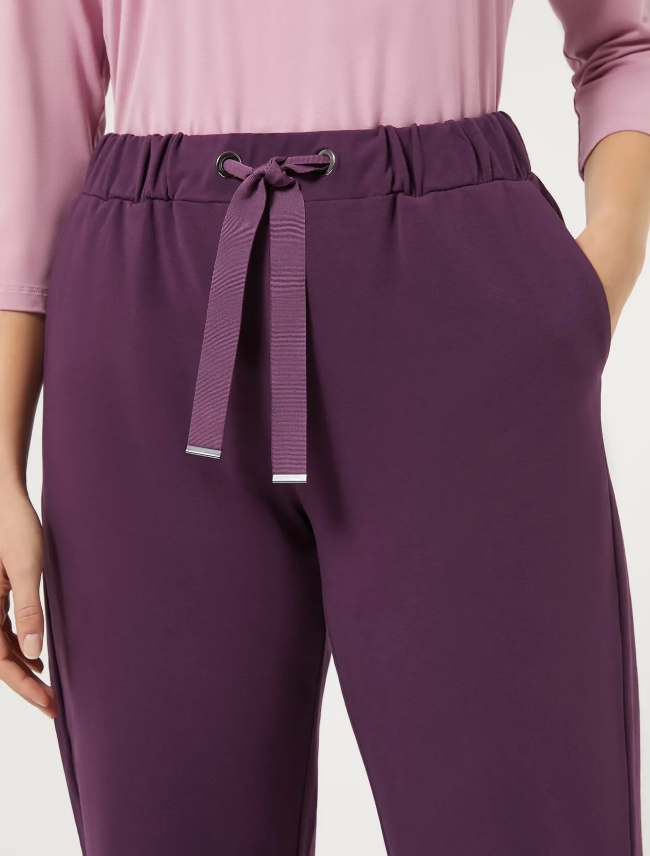 Pantaloni in felpa di cotone stretch*Marina Rinaldi Hot