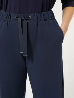 Pantaloni in felpa di cotone stretch*Marina Rinaldi Discount