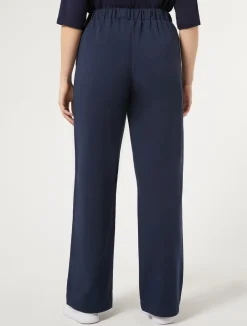 Pantaloni in felpa di cotone stretch*Marina Rinaldi Discount