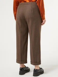 Pantaloni in flanella di lana*Marina Rinaldi Best