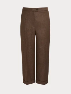 Pantaloni in flanella di lana*Marina Rinaldi Best