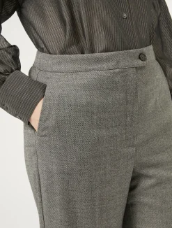 Pantaloni in flanella di lana*Marina Rinaldi Clearance