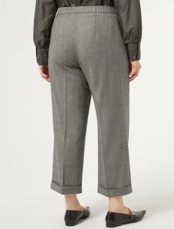 Pantaloni in flanella di lana*Marina Rinaldi Clearance