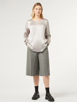 Pantaloni in flanella di lana*Marina Rinaldi Fashion