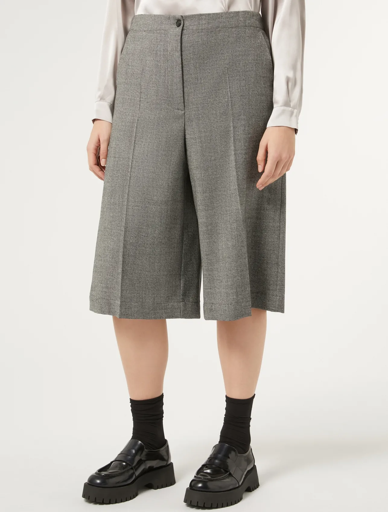 Pantaloni in flanella di lana*Marina Rinaldi Fashion