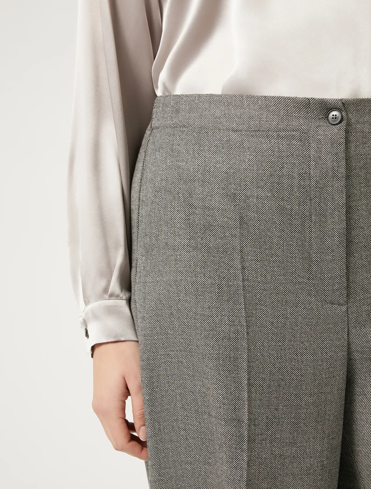 Pantaloni in flanella di lana*Marina Rinaldi Fashion