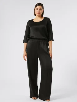 Pantaloni in frisottino lucido*Marina Rinaldi New