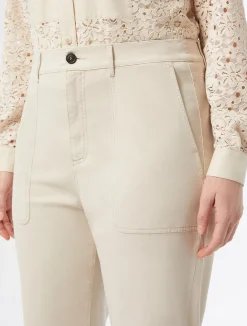 Pantaloni in gabardina*Marina Rinaldi Discount