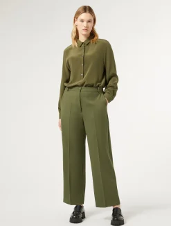 Pantaloni in gabardina di lana*Marina Rinaldi Hot