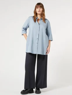 Pantaloni in gabardina fluida*Marina Rinaldi Online