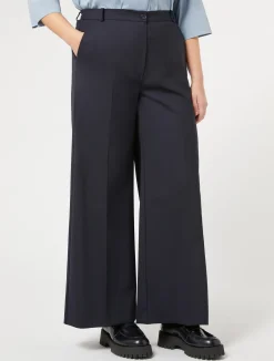 Pantaloni in gabardina fluida*Marina Rinaldi Online