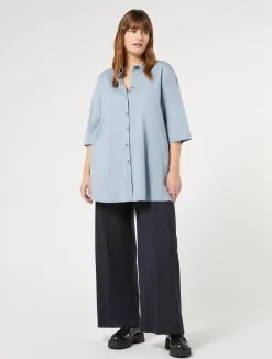 Pantaloni in gabardina fluida*Marina Rinaldi Online