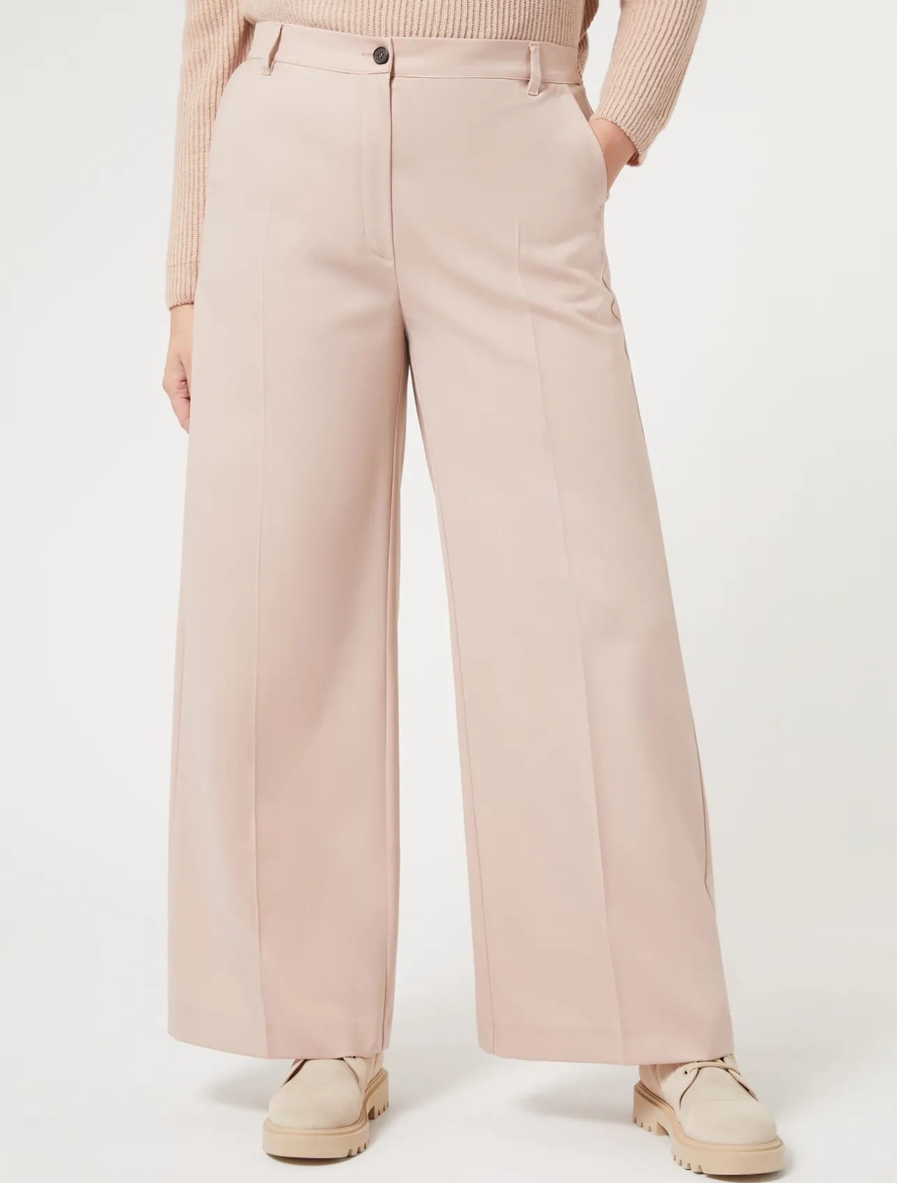 Pantaloni in gabardina fluida*Marina Rinaldi Sale