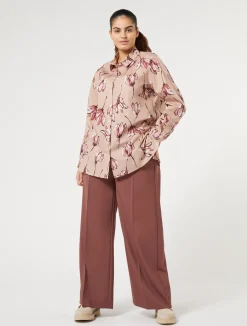 Pantaloni in gabardina fluida*Marina Rinaldi New