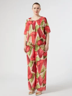 Pantaloni in georgette*Marina Rinaldi Clearance
