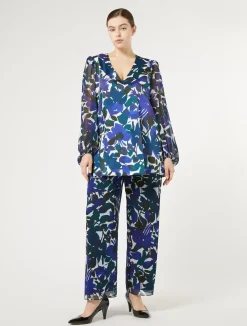 Pantaloni in georgette*Marina Rinaldi Clearance