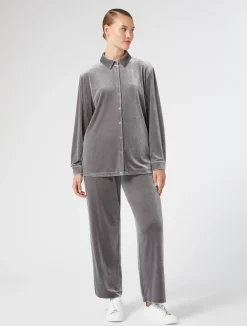 Pantaloni in jersey di velluto*Marina Rinaldi Discount