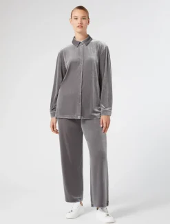 Pantaloni in jersey di velluto*Marina Rinaldi Discount