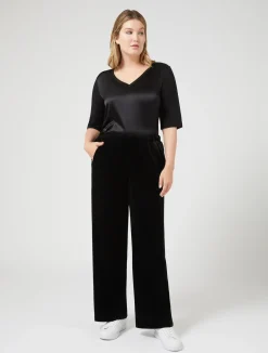 Pantaloni in jersey di velluto*Marina Rinaldi Online
