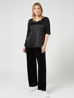 Pantaloni in jersey di velluto*Marina Rinaldi Online