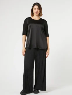 Pantaloni in jersey plissé*Marina Rinaldi New