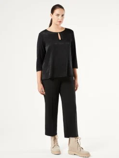 Pantaloni in jersey punto Milano*Marina Rinaldi Online
