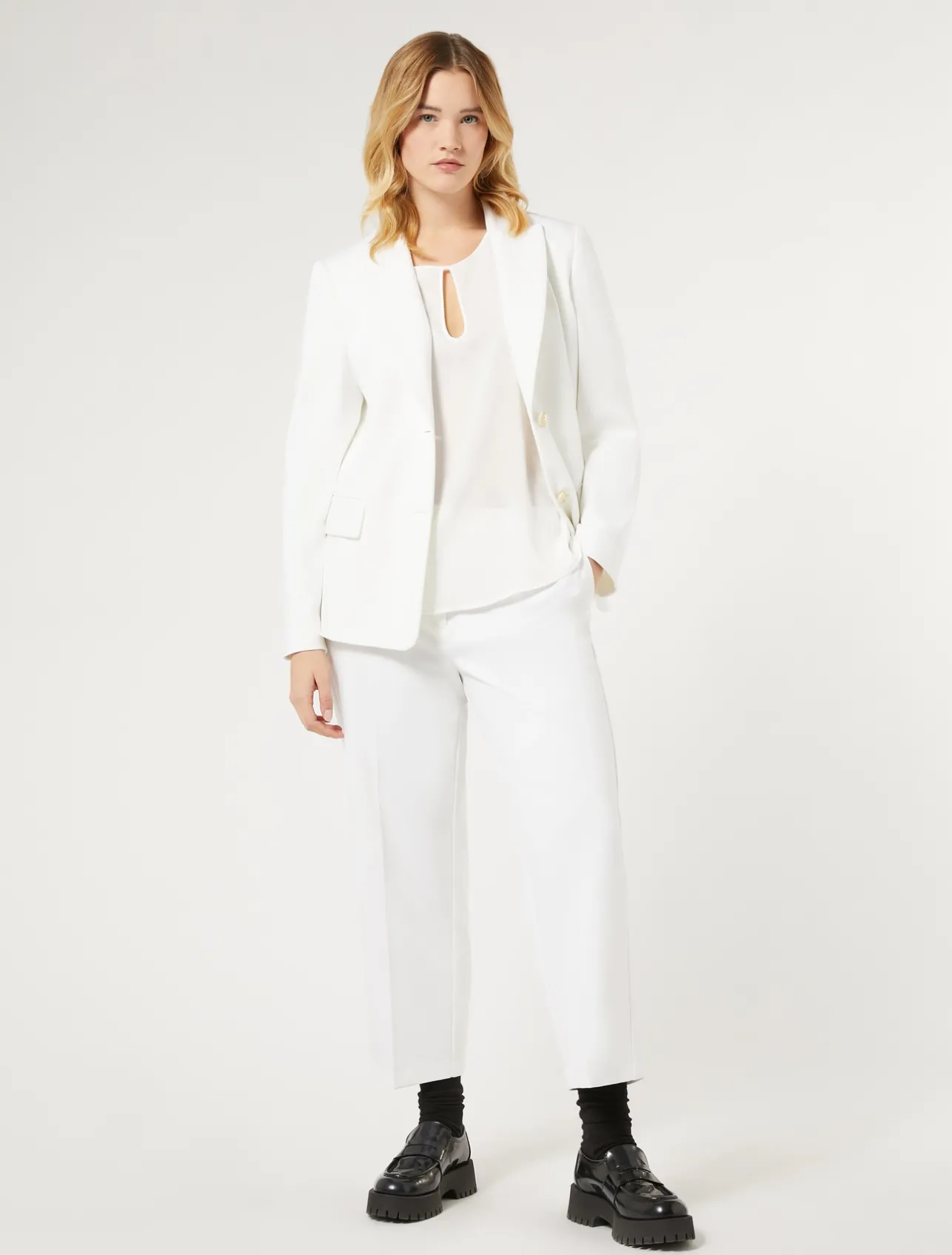 Pantaloni in jersey punto Milano*Marina Rinaldi New
