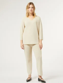 Pantaloni in lana e lurex*Marina Rinaldi Discount