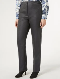 Pantaloni in lana e seta*Marina Rinaldi Discount