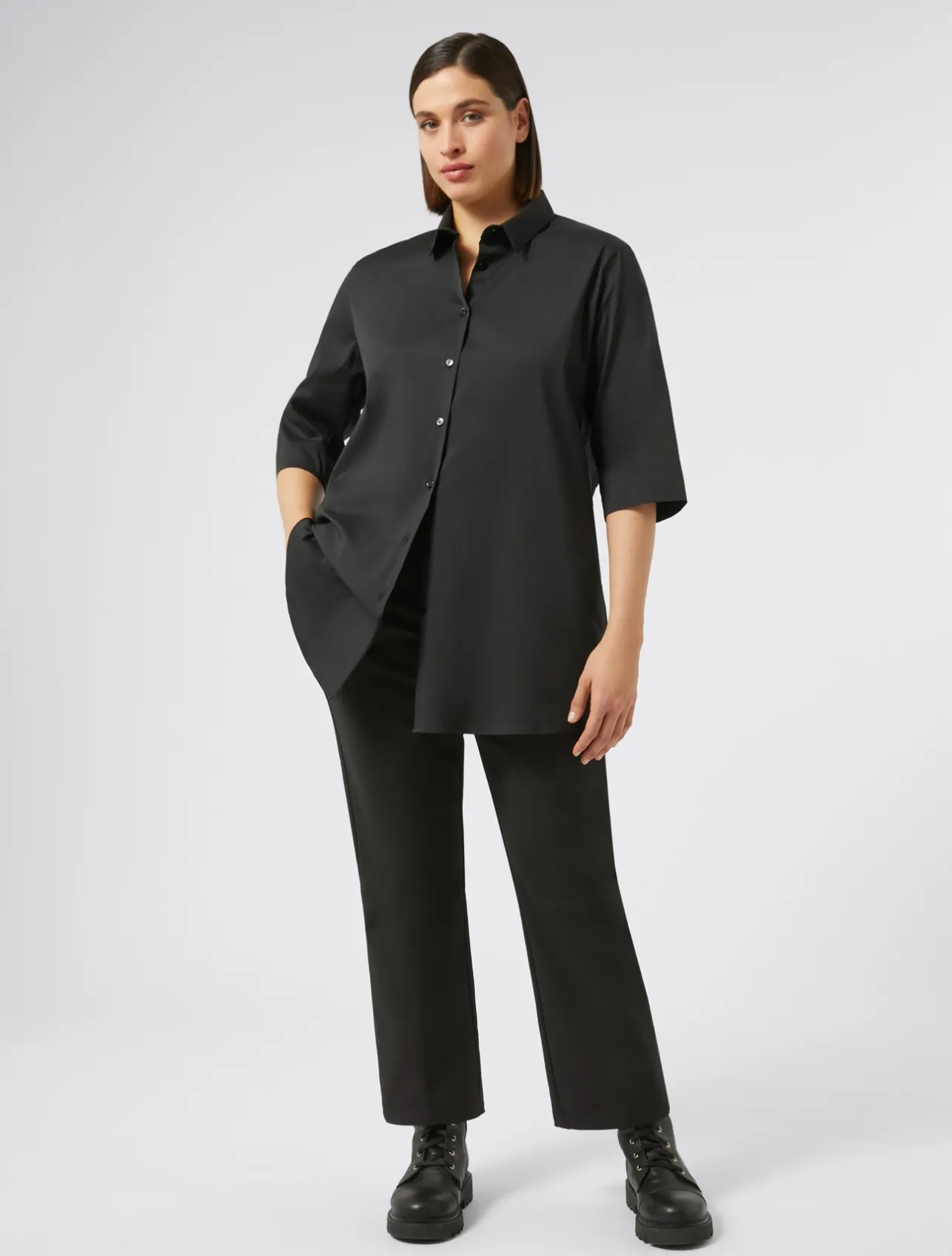 Pantaloni in misto cotone stretch*Marina Rinaldi Sale