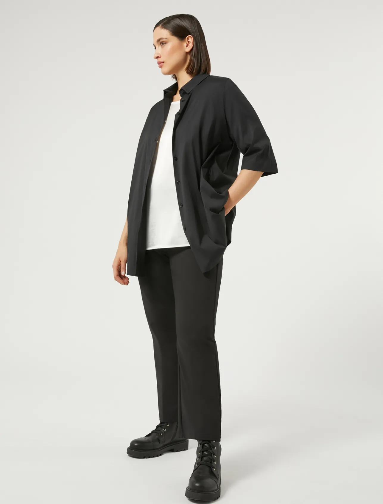 Pantaloni in misto cotone stretch*Marina Rinaldi Sale