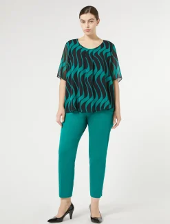 Pantaloni in ottoman*Marina Rinaldi Fashion
