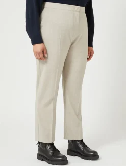 Pantaloni in popeline di pura lana*Marina Rinaldi Clearance
