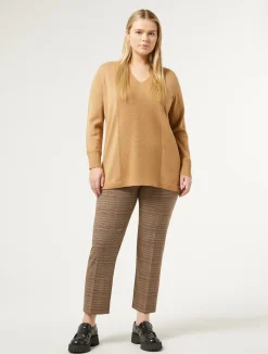 Pantaloni in Principe di Galles*Marina Rinaldi Discount