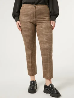 Pantaloni in Principe di Galles*Marina Rinaldi Discount