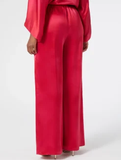 Pantaloni in raso di seta*Marina Rinaldi Discount