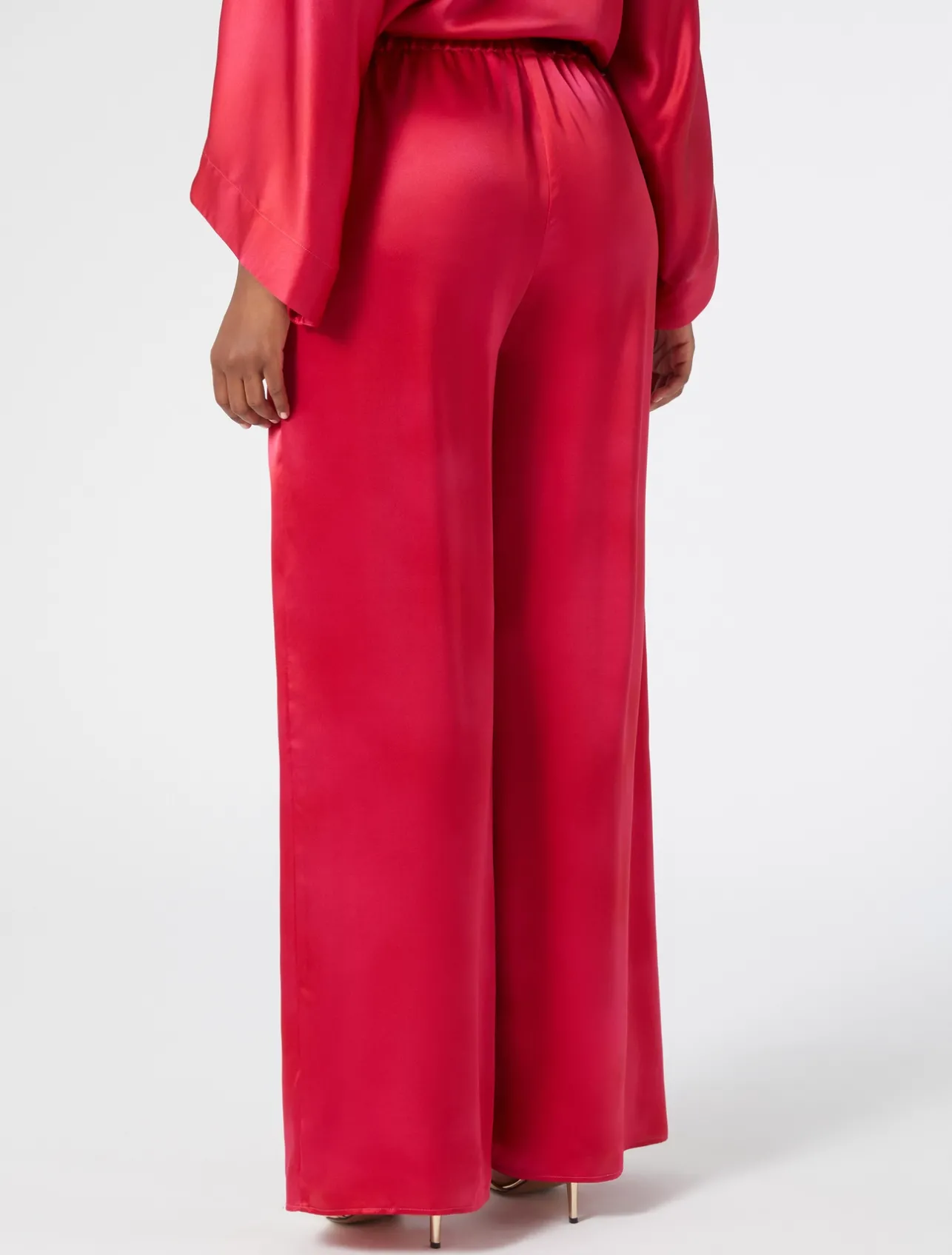 Pantaloni in raso di seta*Marina Rinaldi Discount