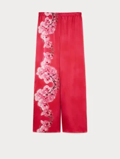 Pantaloni in raso di seta*Marina Rinaldi Discount