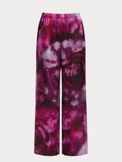 Pantaloni in raso di seta*Marina Rinaldi New