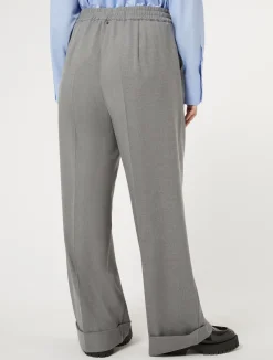 Pantaloni in saglia di misto viscosa*Marina Rinaldi New
