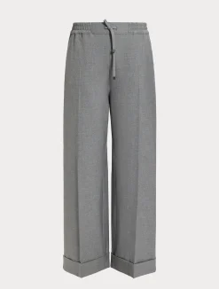 Pantaloni in saglia di misto viscosa*Marina Rinaldi New
