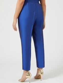Pantaloni in shantung di pura seta*Marina Rinaldi New