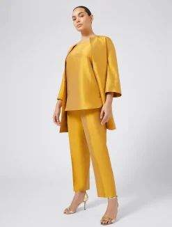 Pantaloni in shantung di pura seta*Marina Rinaldi Online